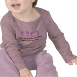 Huellas del bebé (gemelos del chica) camiseta