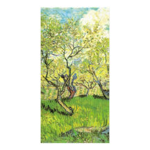 Huerta en el flor, Vincent van Gogh. Tarjetas Fotograficas