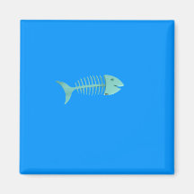 huesos de pescados de lujo imanes  