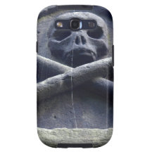 Huesos del esqueleto del cráneo del gótico samsung galaxy SIII funda