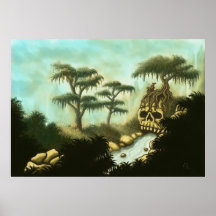 huesos del poster de la fantasía de los gigantes