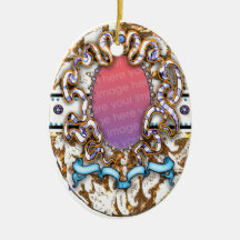 huevo de lujo del boda ornamento para reyes magos