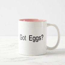 Huevos conseguidos taza