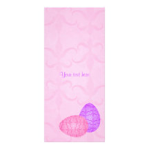 Huevos de Pascua en colores pastel bonitos Lona Personalizada