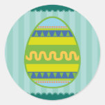 Huevos de Pascua Etiqueta Redonda