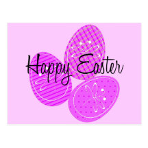 Huevos de Pascua felices Postal