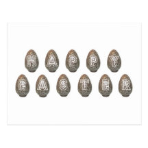Huevos de Pascua felices Postal