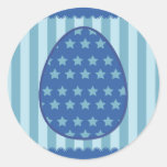 Huevos de Pascua Pegatina Redonda