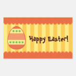 Huevos de Pascua Rectangular Pegatinas