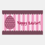 Huevos de Pascua Rectangular Pegatinas