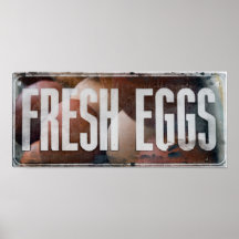 Huevos frescos posters