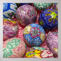 Huevos multicolores hermosos del ucraniano de la c poster