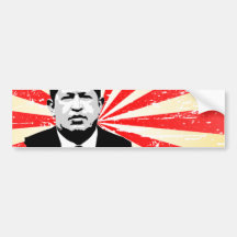 Hugo Chavez Pegatina De Parachoque