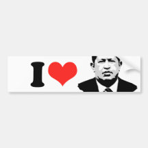 Hugo Chavez Pegatina De Parachoque
