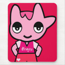 hugu, Rug*U, Mousepads, ฮักคุณ, รักคุณ alfombrillas de raton 
