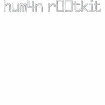 hum4n r00tkit sudadera bordada con serigrafía