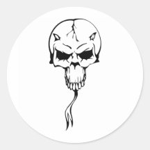HumanSkull Etiqueta