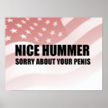 Hummer agradable. Triste sobre su pene Impresiones