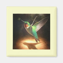 Hummingbird3 Imán Para Frigorifico