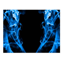 Humo azul postales