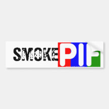 Humo Bumpersticker PIF Pegatina De Parachoque