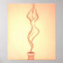 Humo del tubo poster