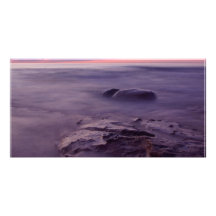 Humo en el agua plantilla para tarjeta de foto