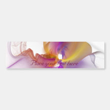 Humo ligero pegatina de parachoque
