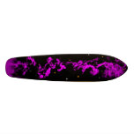 Humo rosado en negro monopatines personalizados