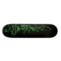 Humo verde tablas de patinar