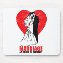 Humor de la boda alfombrilla de ratones