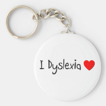 Humor de la dislexia llavero