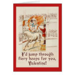 Humor de la tarjeta del día de San Valentín con ar