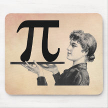 Humor del número del pi alfombrilla de ratones