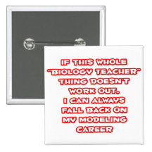 Humor del profesor de biología… que modela carrera pins