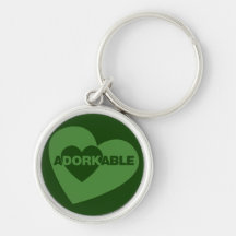Humor divertido de Adorkable Llavero
