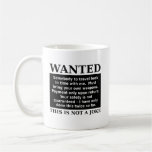 Humor divertido de la taza del anuncio de compra d