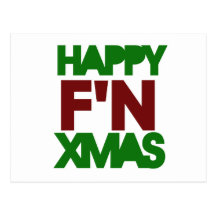 Humor feliz de Navidad Tarjetas Postales