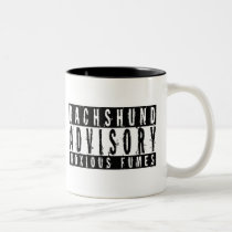 Humos nocivos consultivos del Dachshund tazas