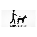Hund del caminante del perro de Gassigeher Tarjeta Personal