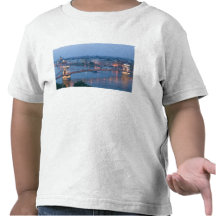 HUNGRÍA, Budapest: Puente (de cadena) de Szechenyi Camisetas