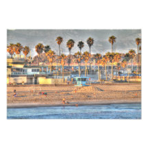 Huntington Beach Shorline Arte Fotográfico