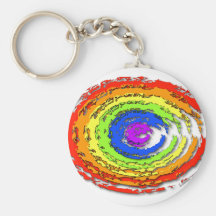 Huracán del arco iris llaveros personalizados