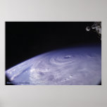 Huracán Ivan visto de espacio Poster