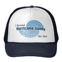 Huracán Sandy Gorros