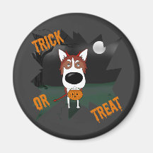 Husky siberiano Halloween Iman