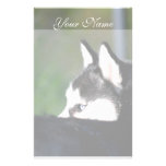 Husky siberiano inmóvil papelería personalizada