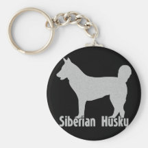 Husky siberiano llaveros