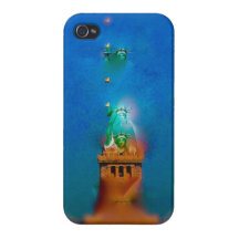 Hydra de la libertad iPhone 4 fundas
