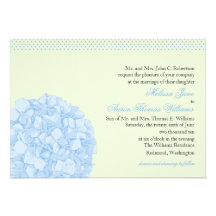 Hydrangea + Lunares que casan la invitación